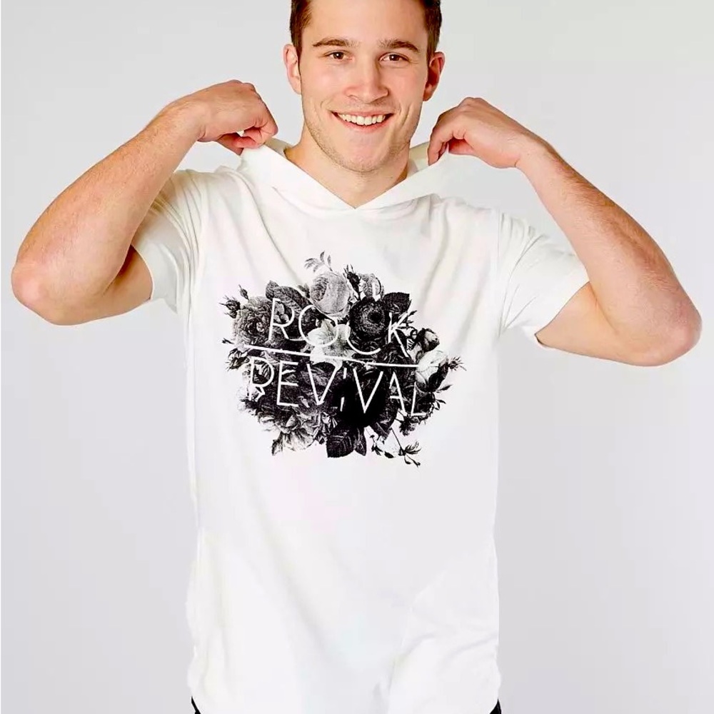 Rock Revival Conrad hooded T-shirt.